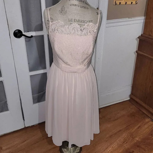 Ted Baker London Womens Pink Mimee‎ Lace Dress 3 8 - Picture 1 of 7